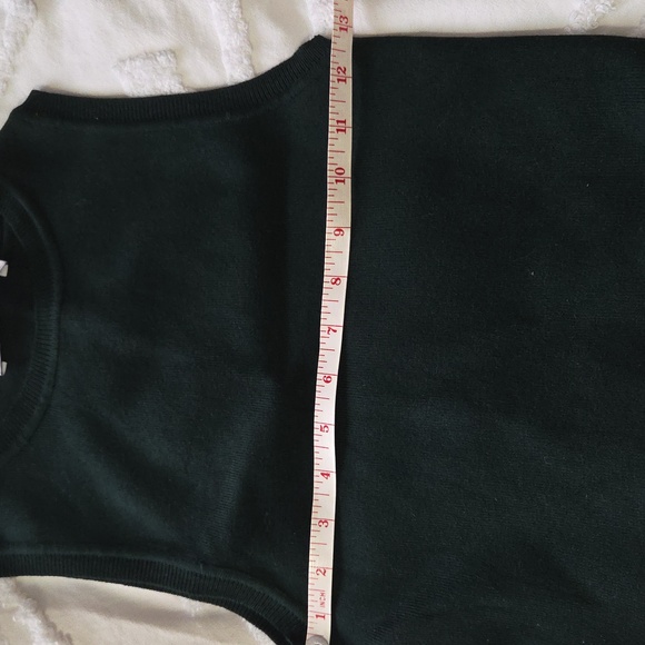 Zara Deep Green Sleeveless Crop Top - Picture 4 of 5